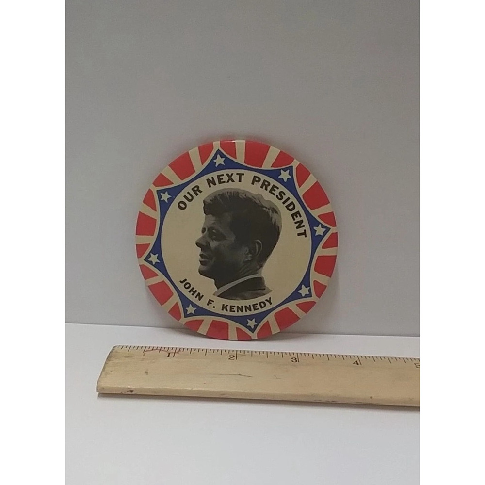 JFK Button Pin - Picture 2 of 3